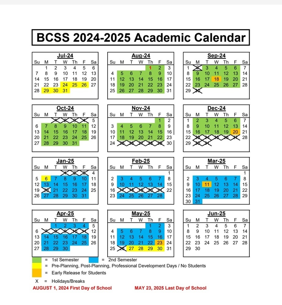 Augusta County School Calendar 2023-2025