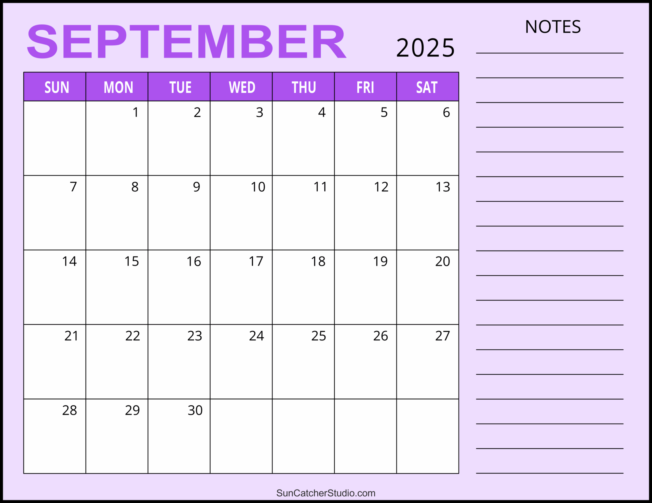 Event Calendar September 2025