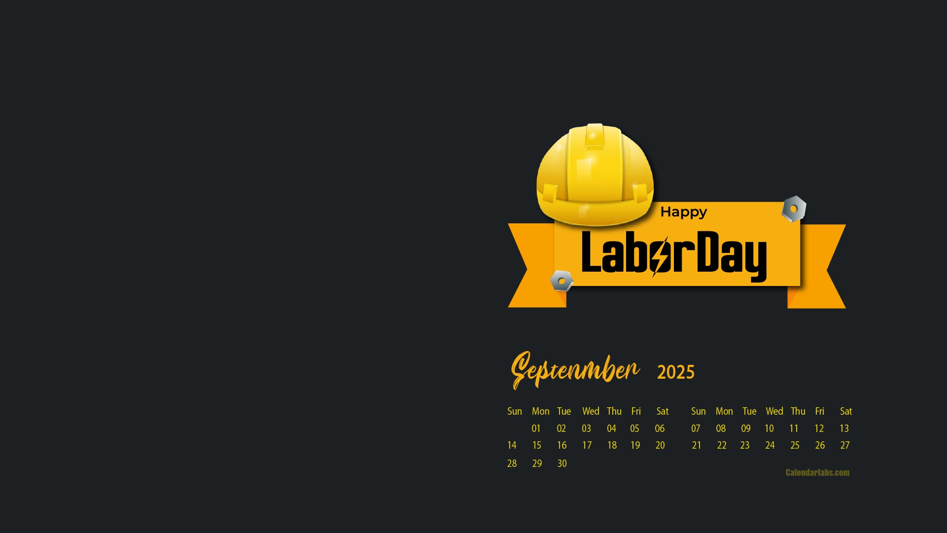 Wallpaper Calendar September 2025