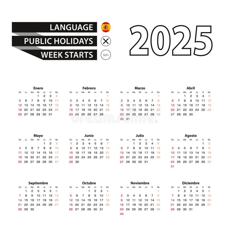 September Spanish Calendar 2025