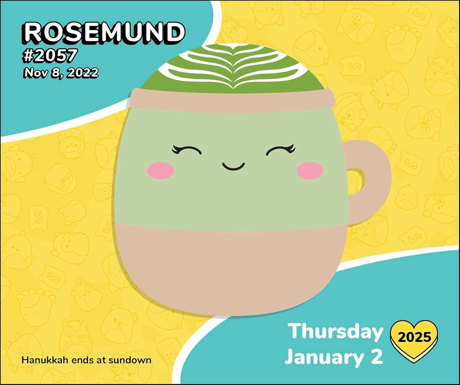 Squishmallows 2025 Day to Day Calendar Calendar Honduras Ubuy