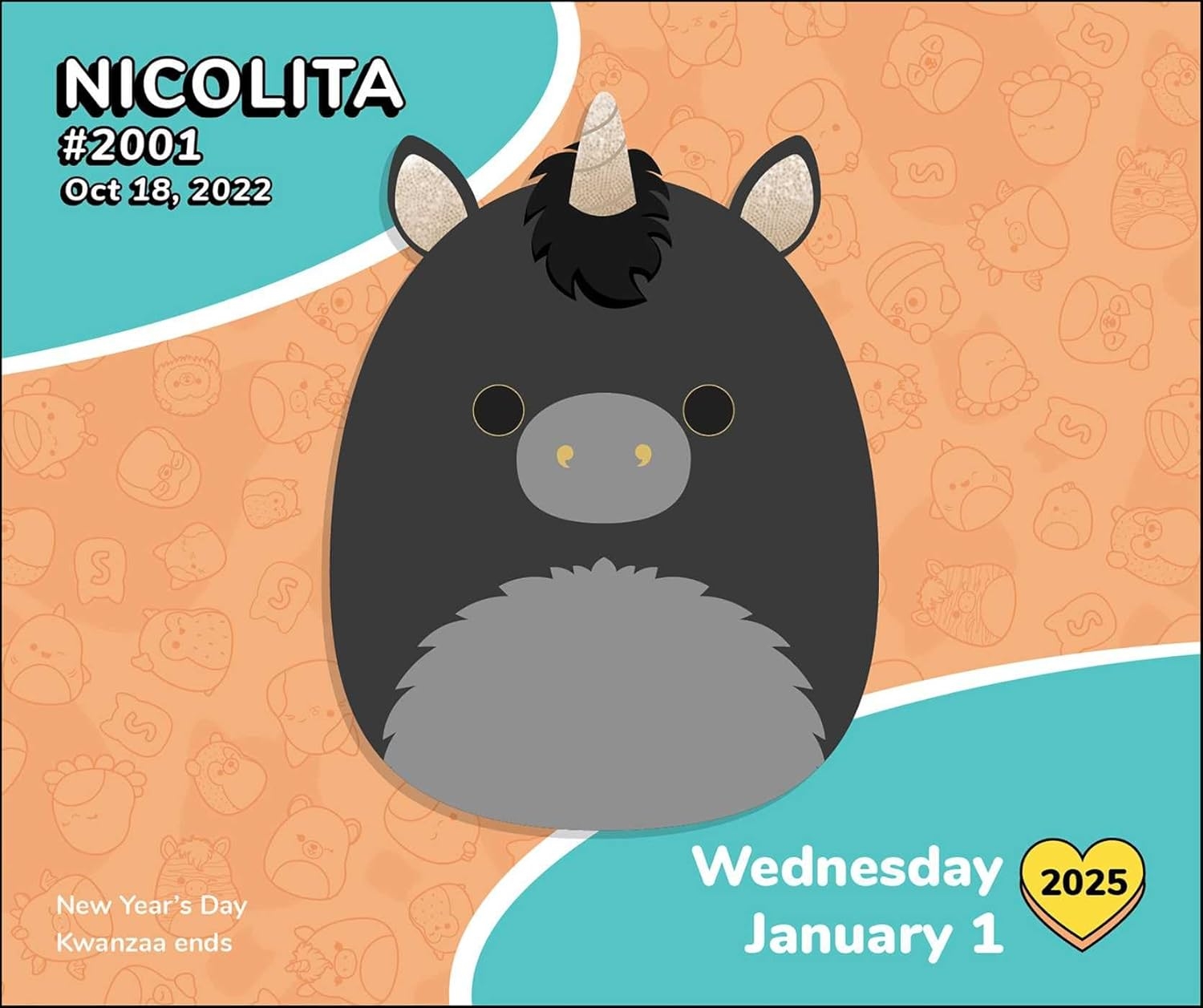 Squishmallows 2025 Day to Day Calendar Calendar Honduras Ubuy