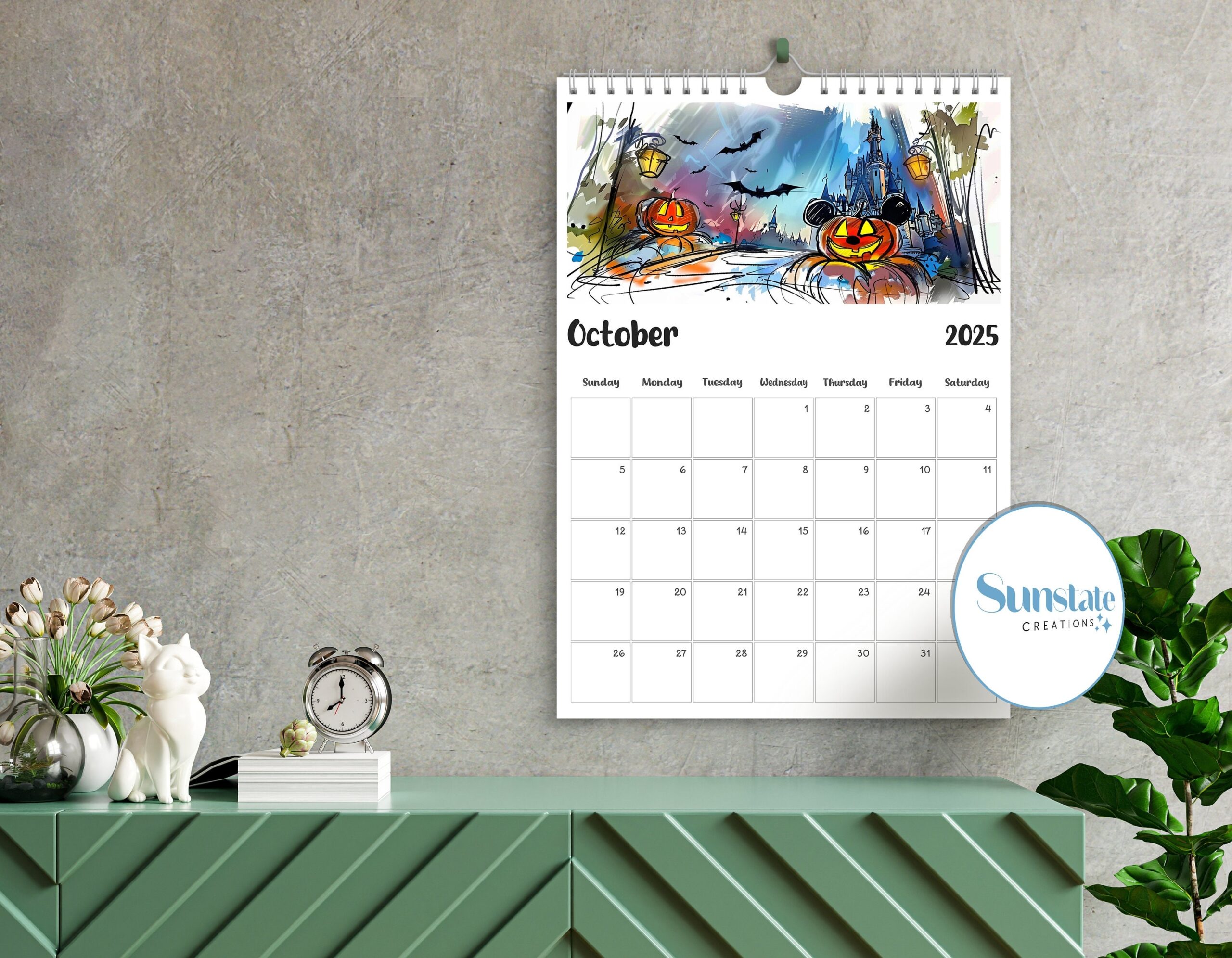 Disney Calendar December 2025