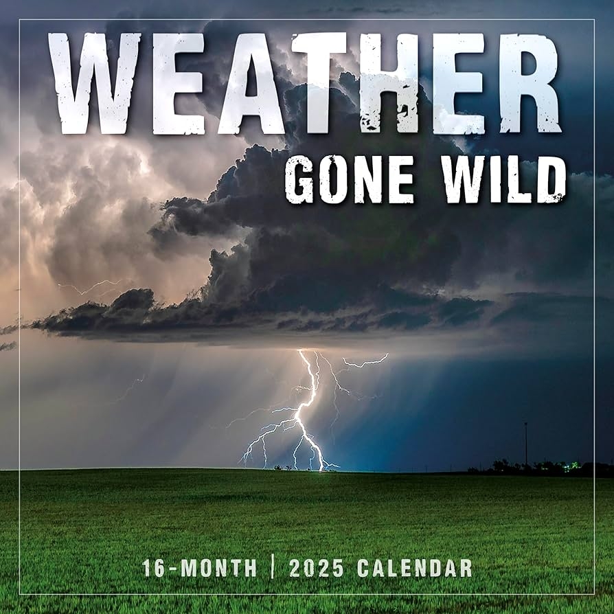 Weather Gone Wild 2025 Wall Calendar 16 Month Nature Calendar 12