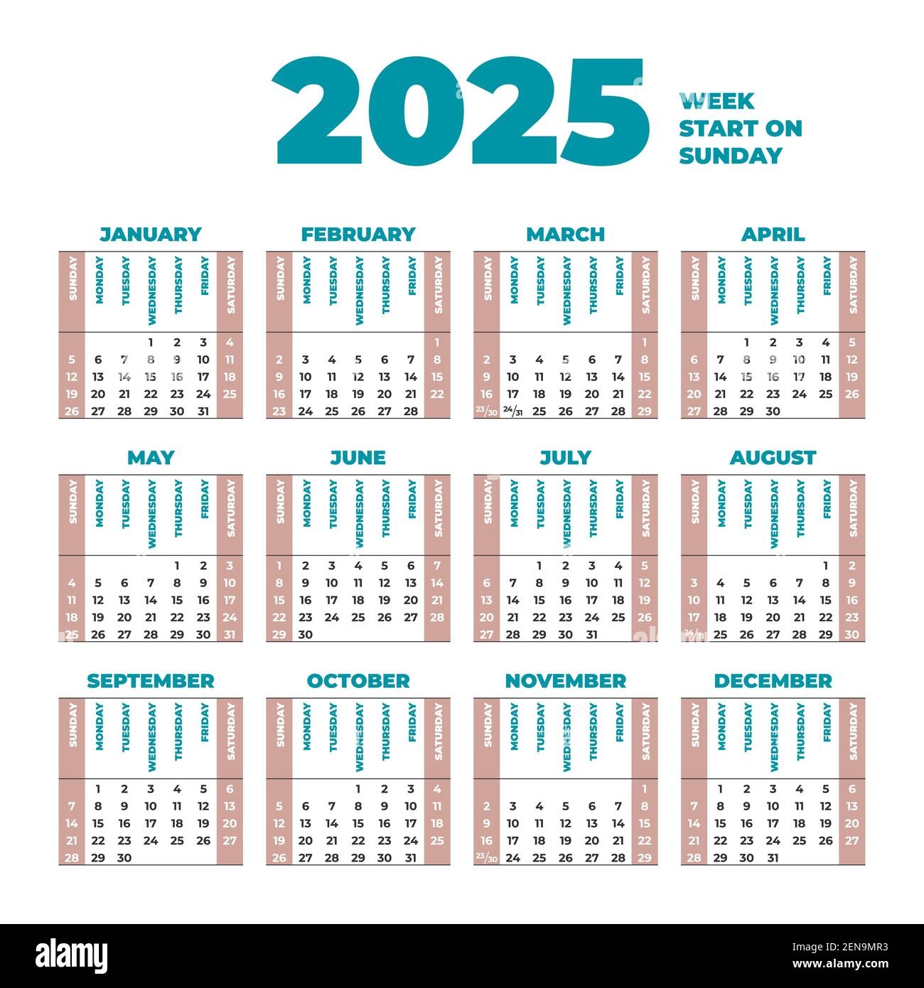 July Broadcast Calendar 2025