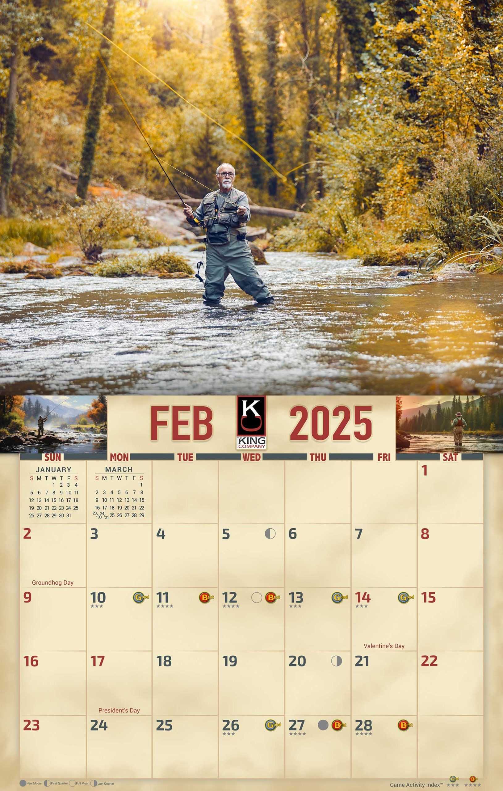 Fishing Calendar For August 2025