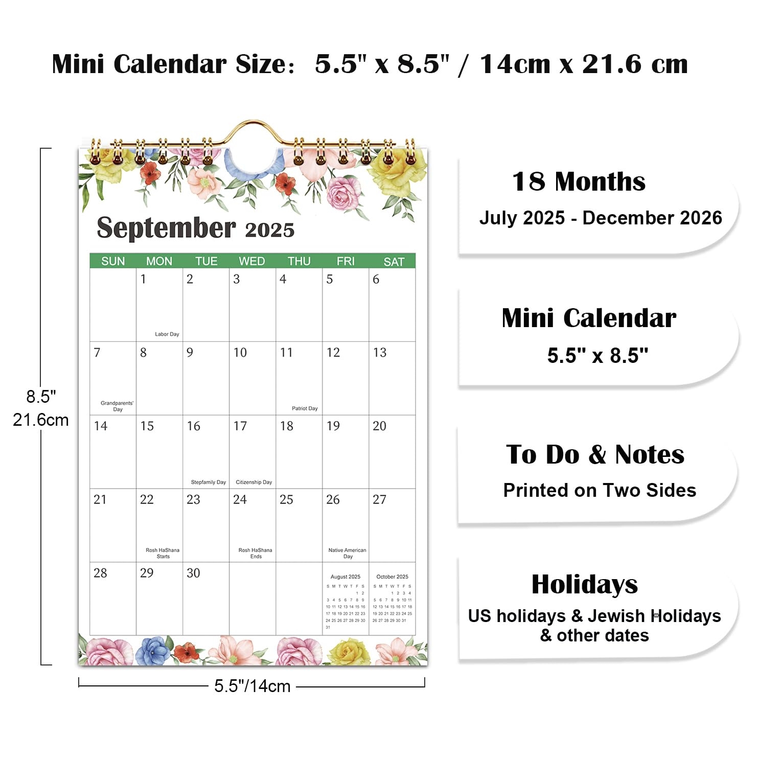 September 2025 Mini Calendar
