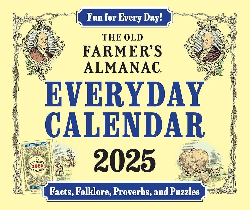 Amazon The 2025 Old Farmer s Almanac Everyday Box Calendar 0001961793970 Old Farmer s Almanac Books