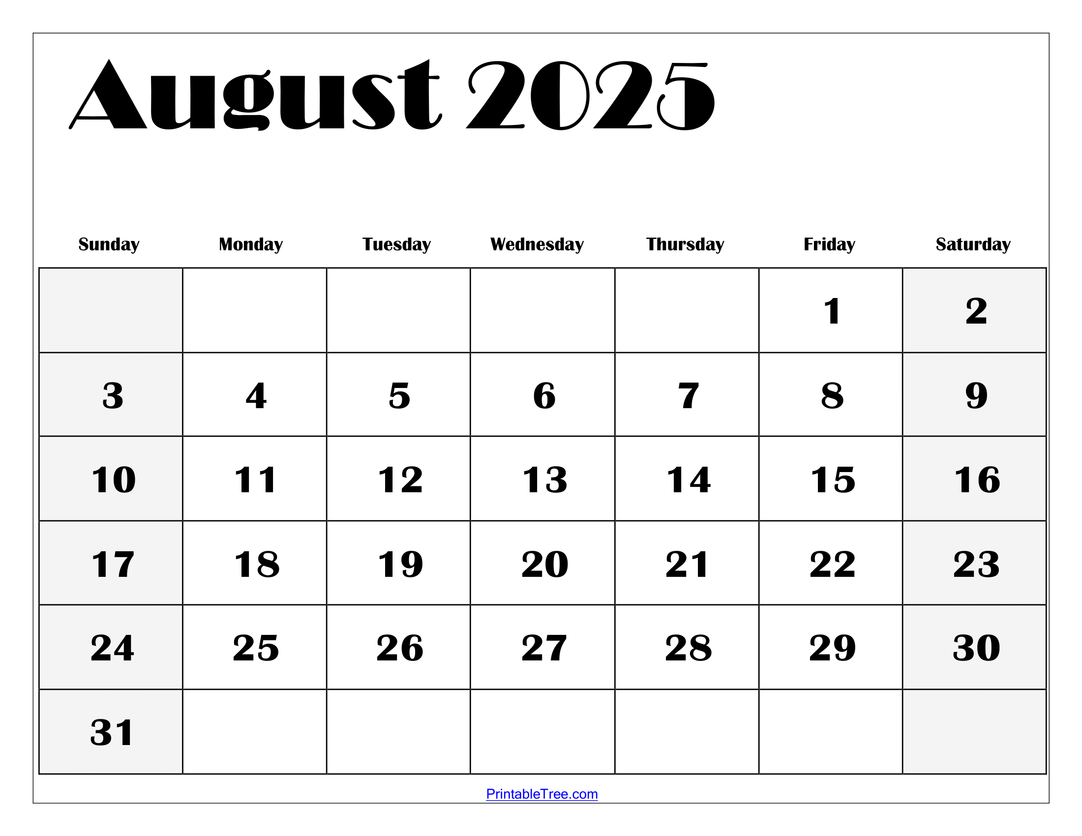 Printable Calendar September 2023 To August 2025