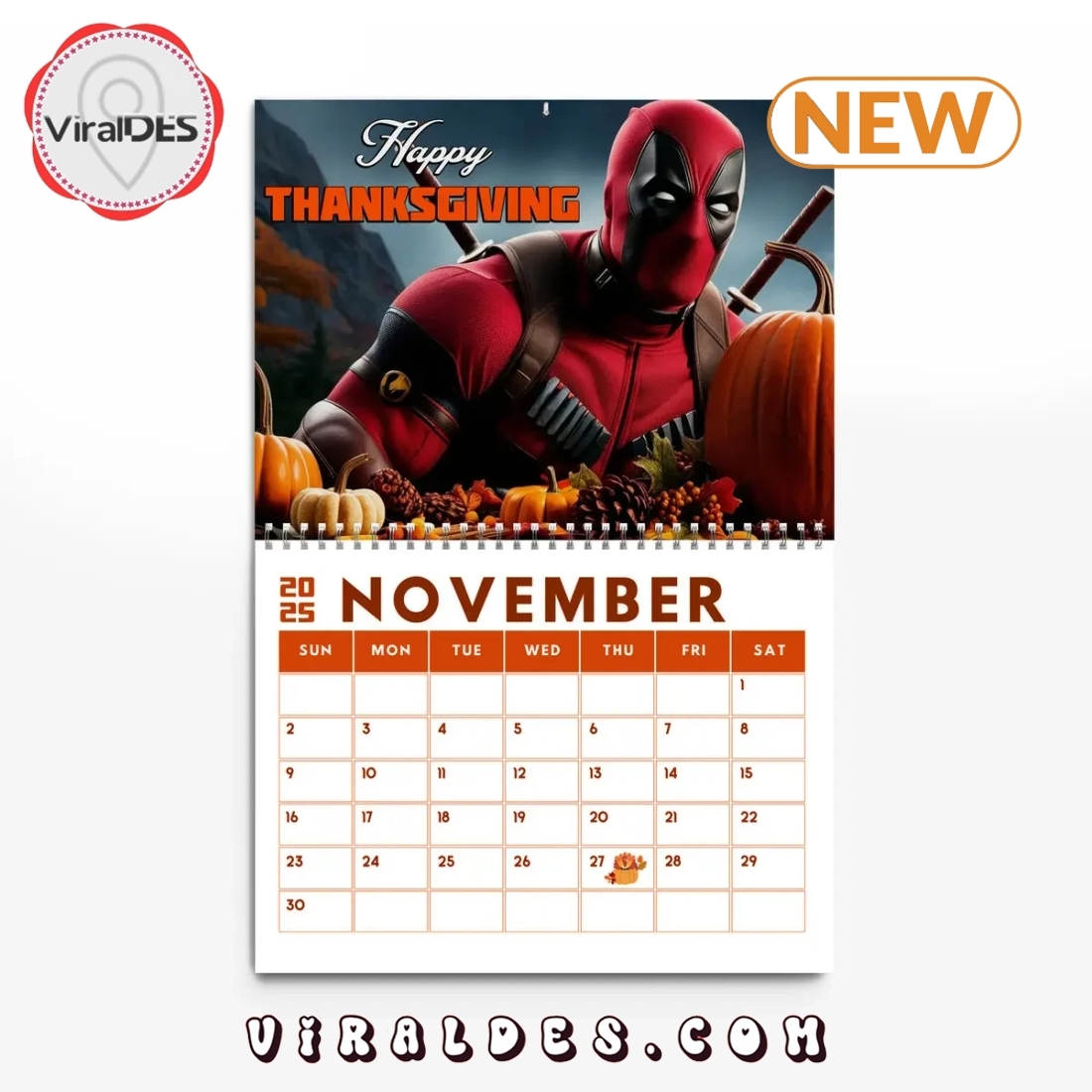 Deadpool U0026 Wolverine 2025 New Year Calendar Viraldes Store