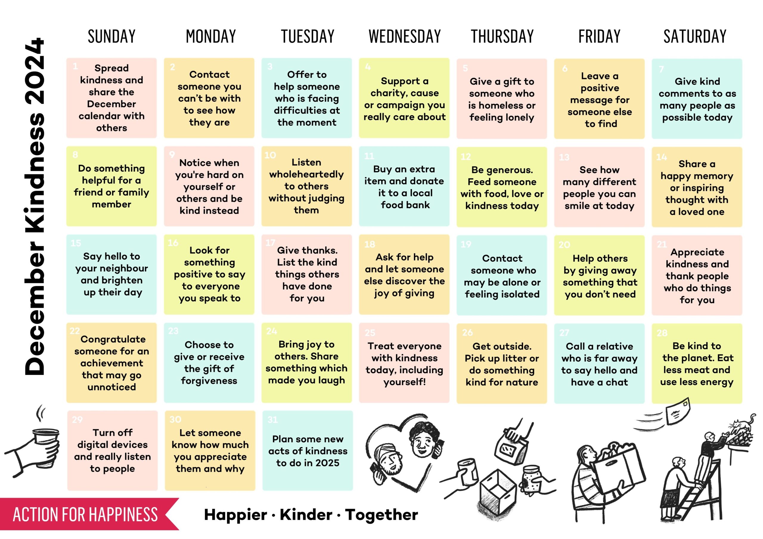 Do Good December Action For Happiness