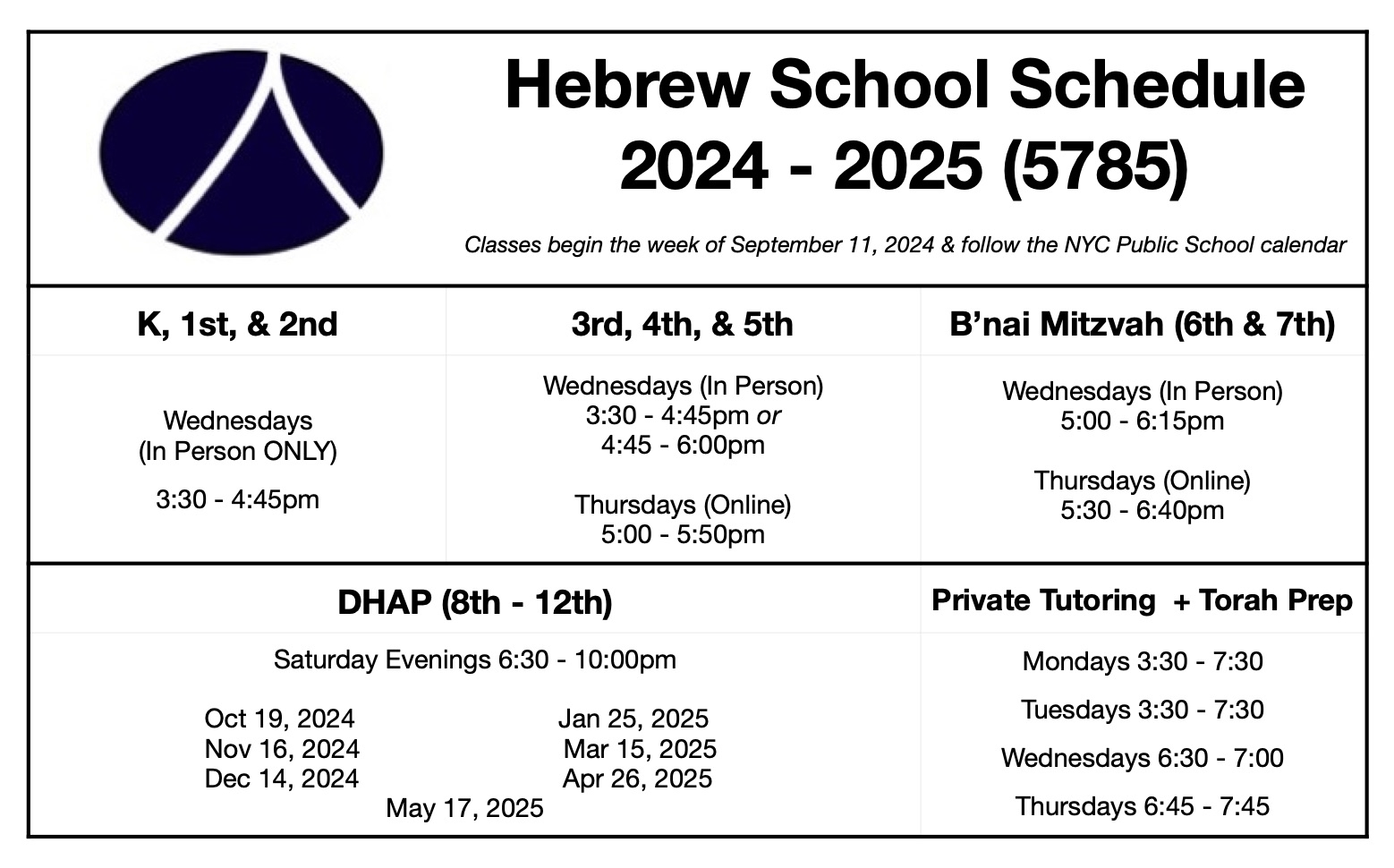 In Person And Online Tamid Nyc