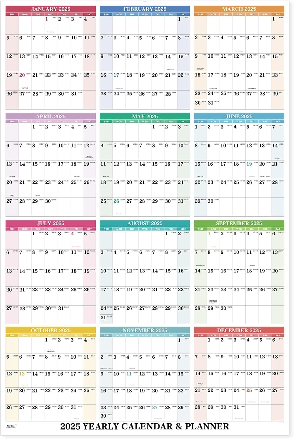 Calendar July - Dec 2025