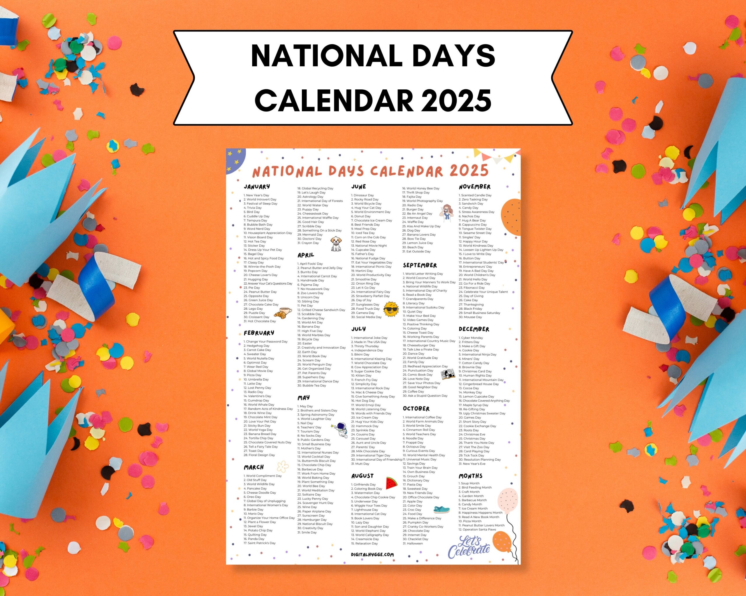 National Day Calendar 2025 July