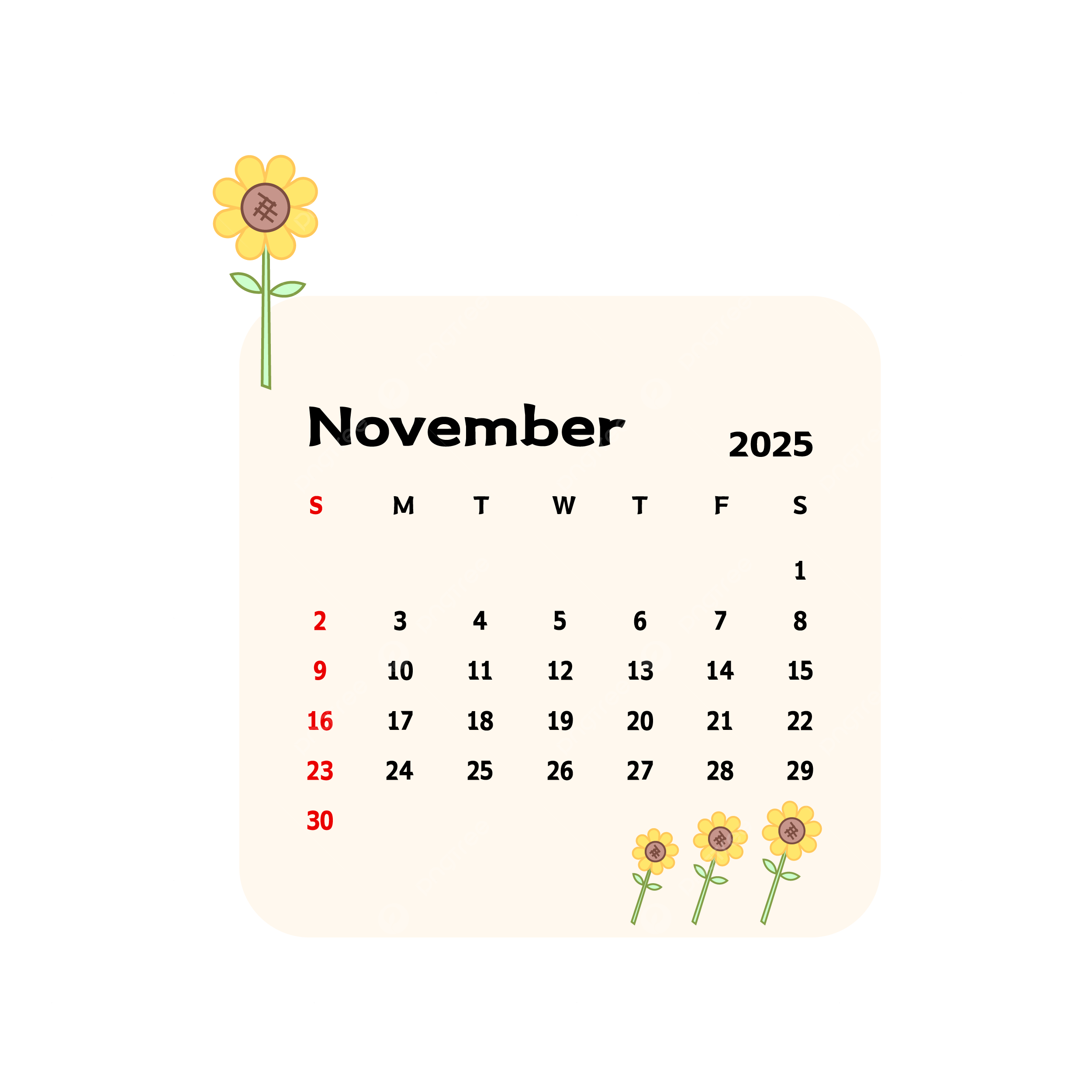 November Wallpaper With Calendar 2025