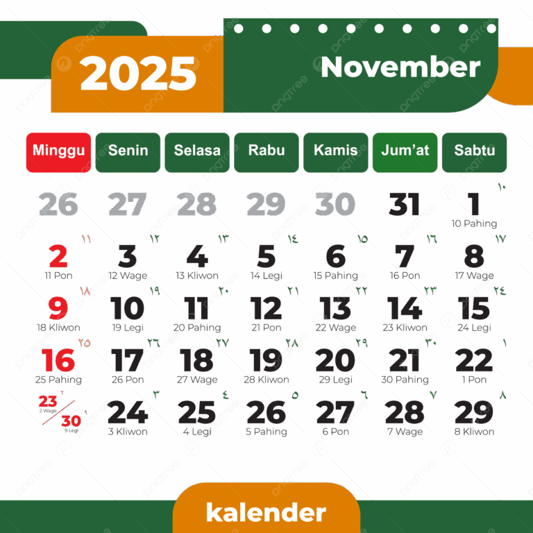 November 2025 Calendar PNG Transparent Images Free Download Vector Files Pngtree