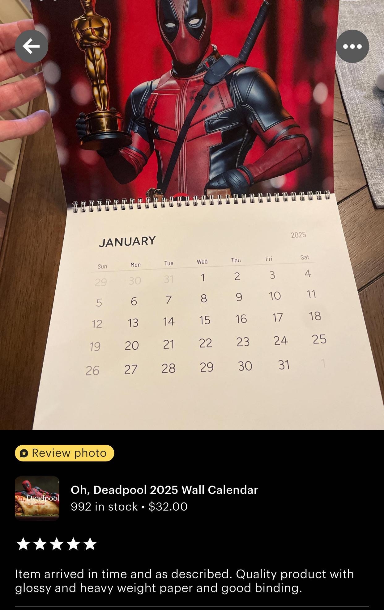 August 2025 Deadpool Calendar