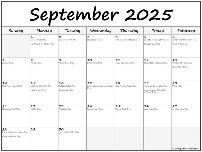 September 2021 Holiday 2025 Www epicamlv