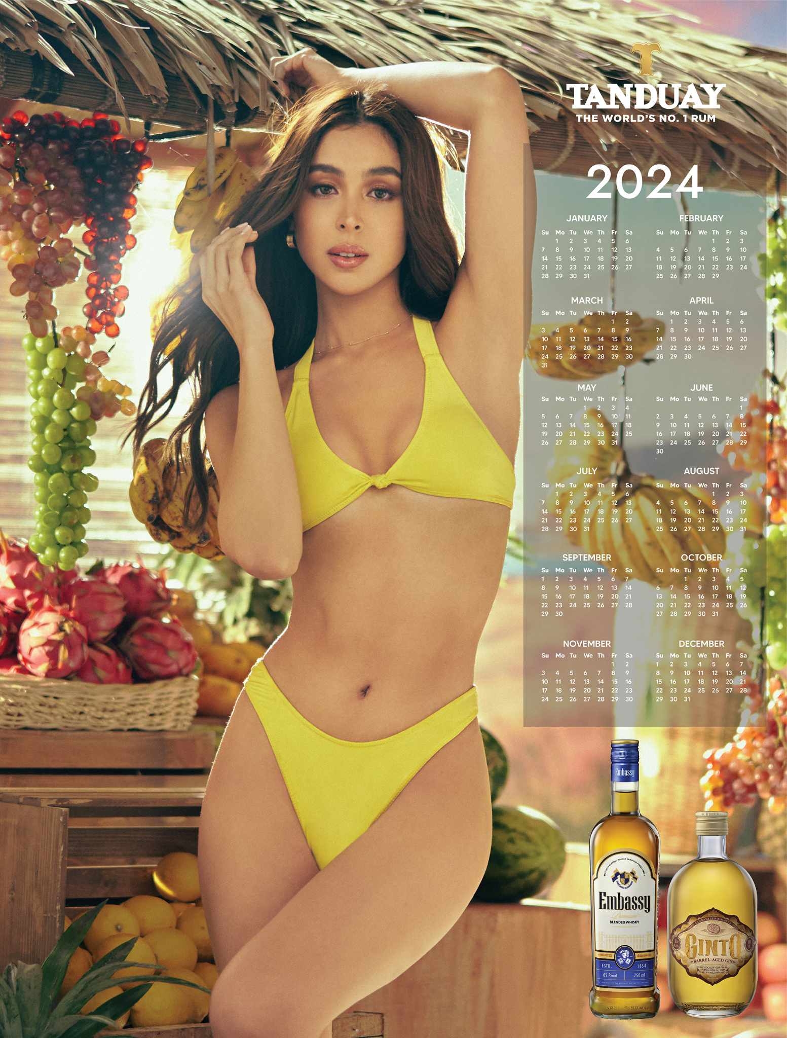 Julia Barretto Calendar 2025