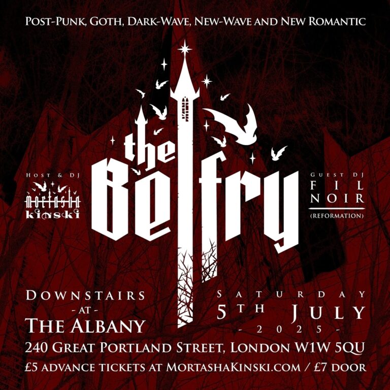 The Belfry July 2025 The Goth Calendar