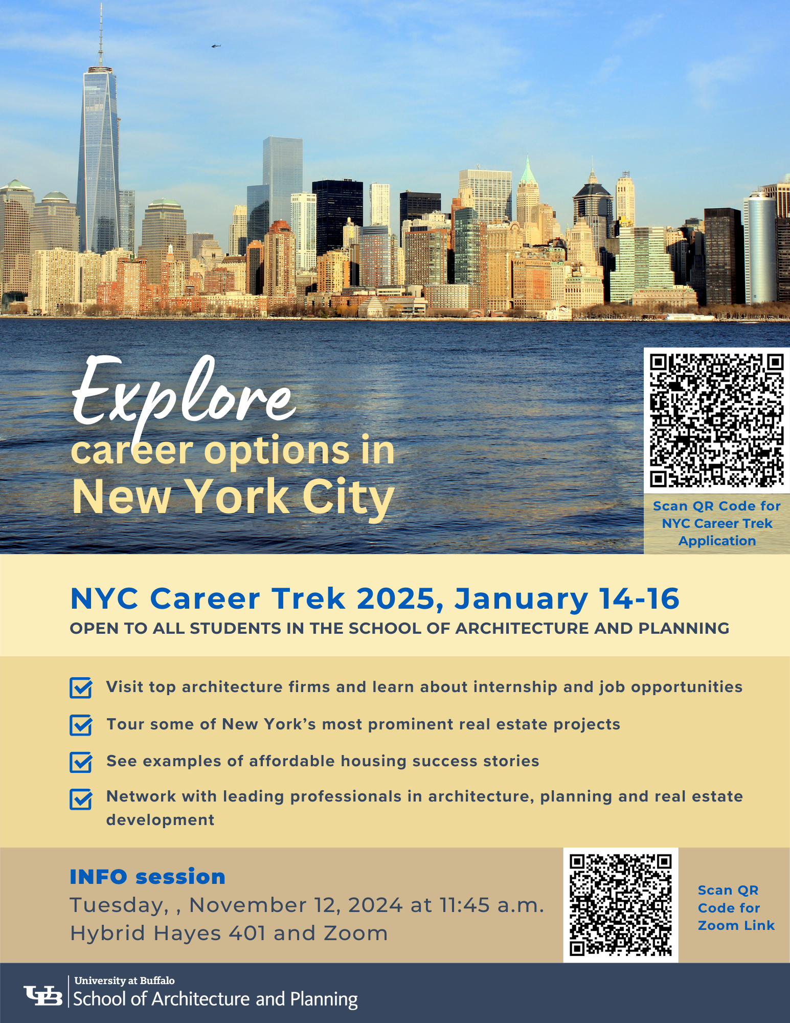 UB Events Calendar NYC Career Trek 2025 Info Session