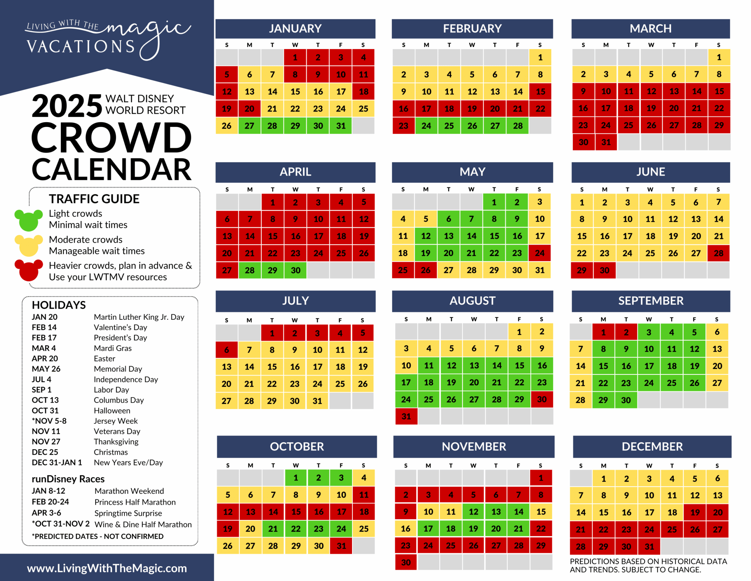 Crowd Calendar August 2025