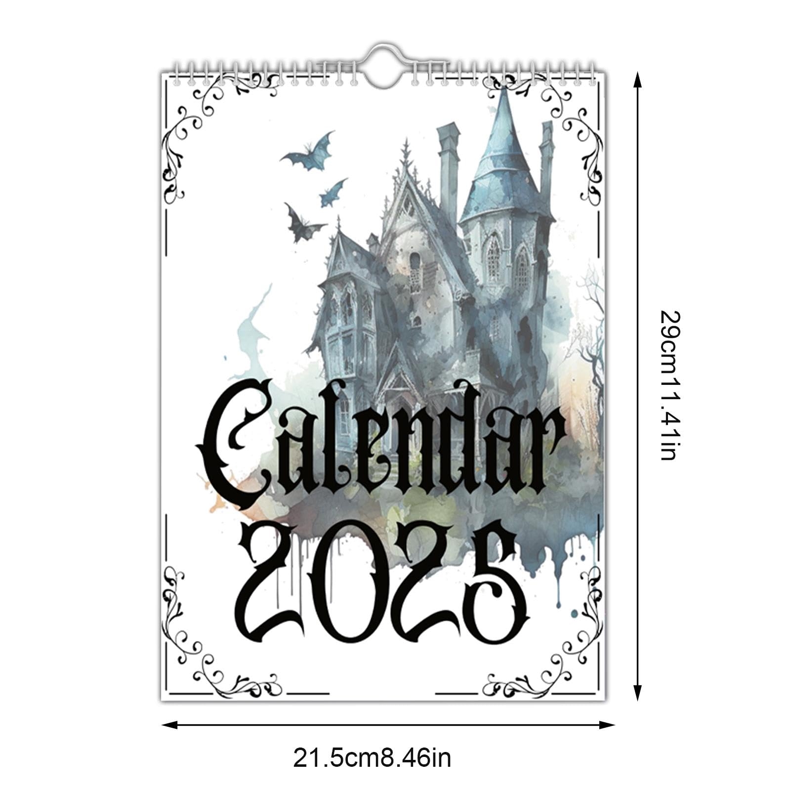 Witches Calendar 2025 Goth Wall Calendar Witch Decor A4 Witchy Art Monthly Planner 2025 For Wall Decor Amazon co uk Stationery U0026 Office Supplies
